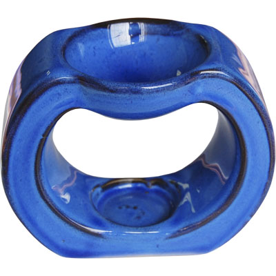 Porcelain Essential Oil Burner - Blue