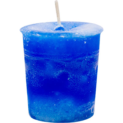 Throat Chakra Votive Candle - Turquoise
