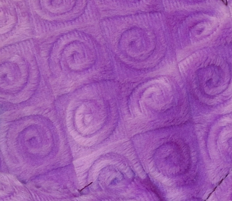 Violet swirl fabric