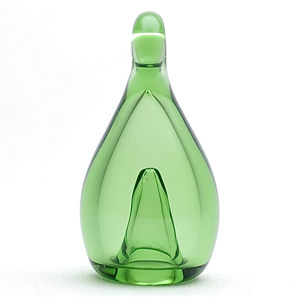 aromatherapy pendant, translucent green