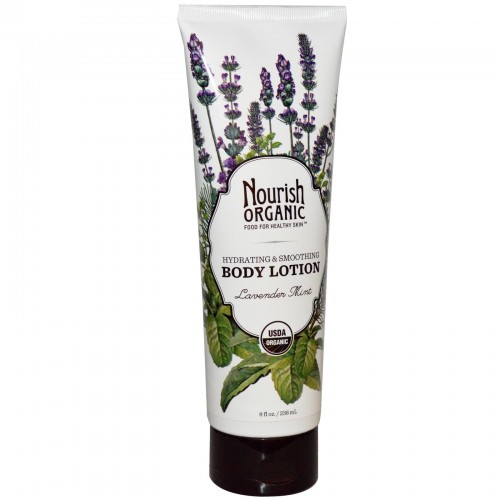 nourish organic lavender mint body lotion