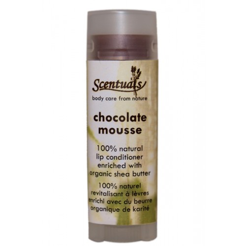 scentuals chocolate mousse lip conditioner lip balm