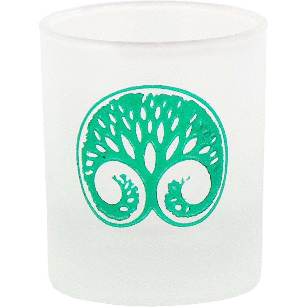 tree of life frosted votive holder